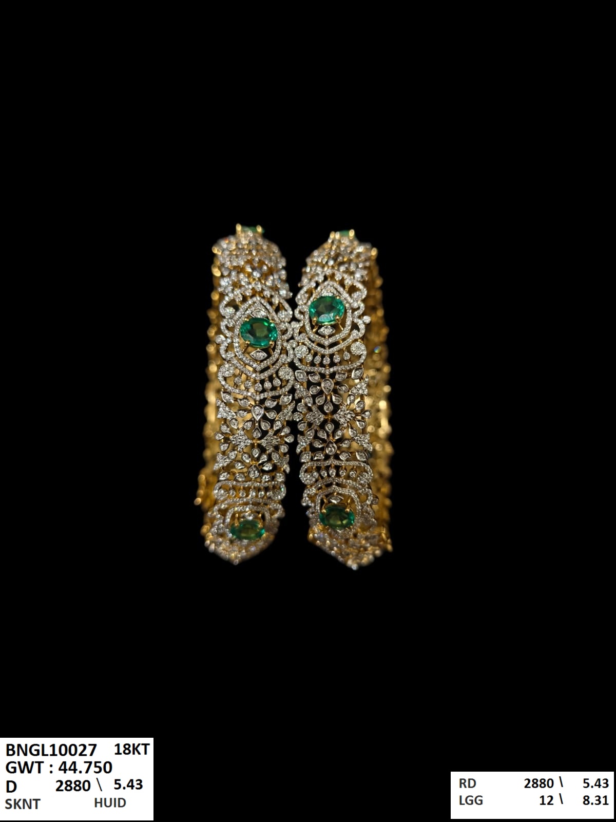 BANGLES 44.75 gms